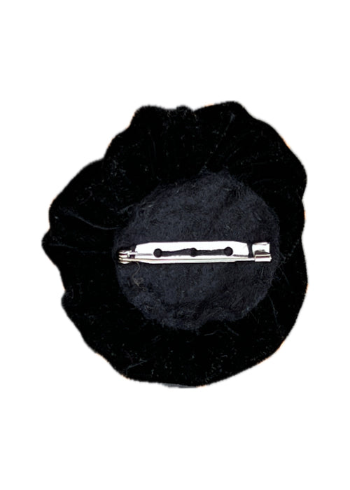 ROSE VELVET BROOCH