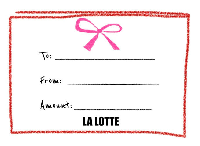 LA LOTTE GIFT CARD