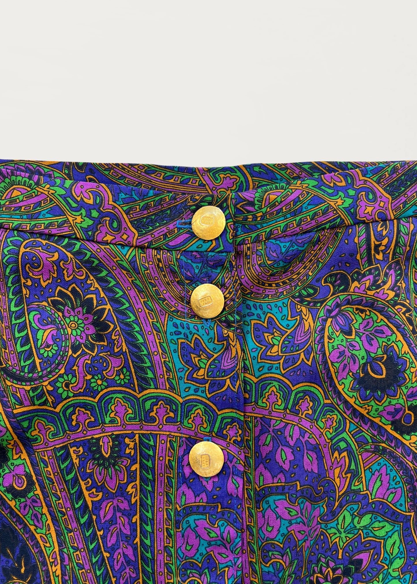 PAISLEY WOOL SKIRT