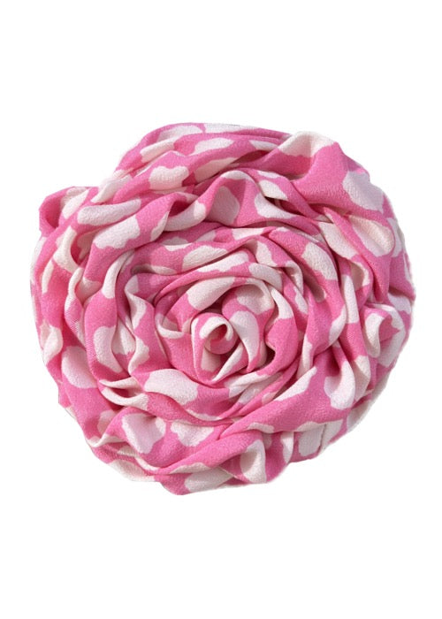 ROSE HAIRCLIP POLKA DOTS